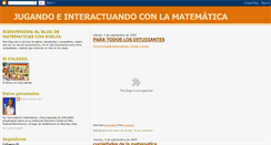 Desktop Screenshot of interactuandoconlamatematica.blogspot.com