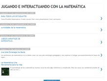 Tablet Screenshot of interactuandoconlamatematica.blogspot.com