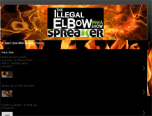 Tablet Screenshot of illegalelbowradio.blogspot.com