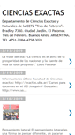 Mobile Screenshot of cienciasreexactas.blogspot.com