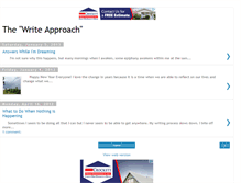 Tablet Screenshot of cygnetswriteapproach.blogspot.com