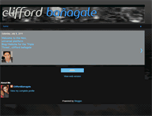 Tablet Screenshot of cliffordbanagale.blogspot.com