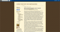 Desktop Screenshot of ojehvincent.blogspot.com