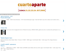 Tablet Screenshot of cuartoaparte2009.blogspot.com