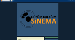 Desktop Screenshot of gozumkulagim.blogspot.com