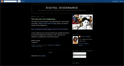 Desktop Screenshot of digitaldissonance.blogspot.com