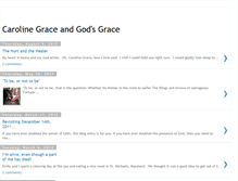 Tablet Screenshot of carolinesgrace.blogspot.com