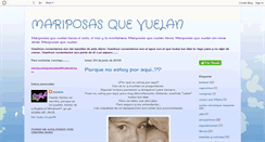 Desktop Screenshot of mariposasquevuelan.blogspot.com
