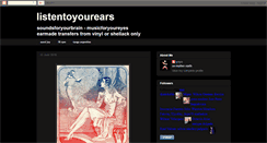 Desktop Screenshot of listentoyourears.blogspot.com