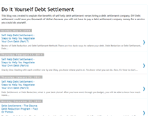 Tablet Screenshot of 2settlemydebt.blogspot.com