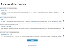 Tablet Screenshot of angiesweightlossjourney.blogspot.com