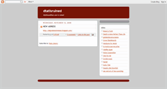 Desktop Screenshot of dtatisruined.blogspot.com