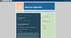 Desktop Screenshot of discountcigarette.blogspot.com