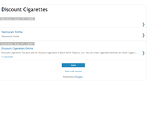 Tablet Screenshot of discountcigarette.blogspot.com