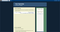 Desktop Screenshot of hyra-vapenskap.blogspot.com