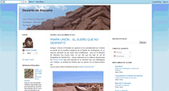 Desktop Screenshot of conoceeldesierto.blogspot.com