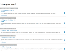 Tablet Screenshot of how-you-say-it.blogspot.com
