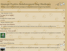 Tablet Screenshot of dogbedience.blogspot.com