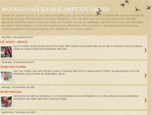 Tablet Screenshot of modeloamputada.blogspot.com