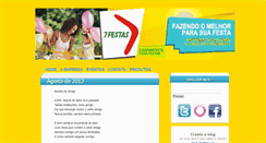 Desktop Screenshot of festas7festas.blogspot.com
