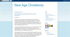 Desktop Screenshot of newagechristianity.blogspot.com