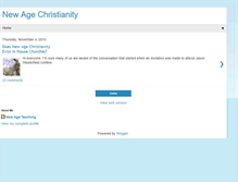 Tablet Screenshot of newagechristianity.blogspot.com