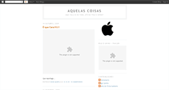 Desktop Screenshot of akelascoisas.blogspot.com