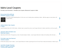 Tablet Screenshot of idaho-local-coupons.blogspot.com