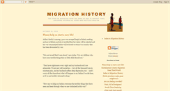 Desktop Screenshot of migrationhistory.blogspot.com
