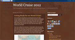 Desktop Screenshot of brianandkrisworldcruise.blogspot.com