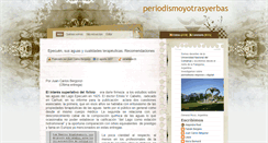 Desktop Screenshot of periodismoyotrasyerbas.blogspot.com