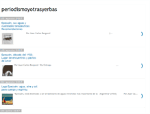 Tablet Screenshot of periodismoyotrasyerbas.blogspot.com