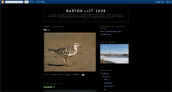 Desktop Screenshot of birdsbarton2008.blogspot.com