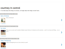 Tablet Screenshot of courtneyincontrol.blogspot.com
