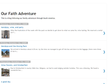 Tablet Screenshot of ourfaithadventure.blogspot.com