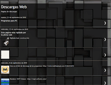 Tablet Screenshot of descargas-pc-web.blogspot.com