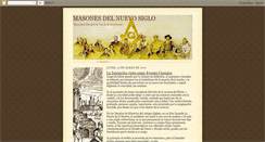 Desktop Screenshot of masonesdelnuevosiglo.blogspot.com