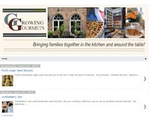 Tablet Screenshot of growinggourmets.blogspot.com