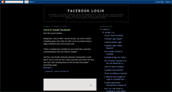 Desktop Screenshot of login-to-facebook.blogspot.com