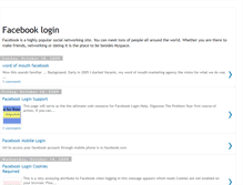 Tablet Screenshot of login-to-facebook.blogspot.com
