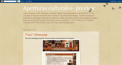Desktop Screenshot of aperturasculturalesdemo.blogspot.com