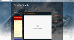 Desktop Screenshot of paroladivita.blogspot.com