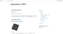 Desktop Screenshot of playstation-4-2013.blogspot.com