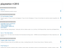 Tablet Screenshot of playstation-4-2013.blogspot.com