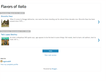 Tablet Screenshot of flavorsofiloilo.blogspot.com