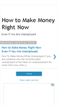 Mobile Screenshot of how-to-make-money-right-now.blogspot.com