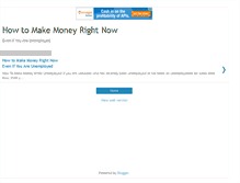 Tablet Screenshot of how-to-make-money-right-now.blogspot.com