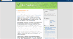 Desktop Screenshot of chairforceengineer.blogspot.com