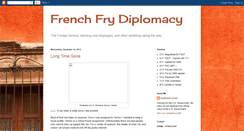 Desktop Screenshot of frenchfrydiplomacy.blogspot.com