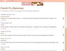 Tablet Screenshot of frenchfrydiplomacy.blogspot.com